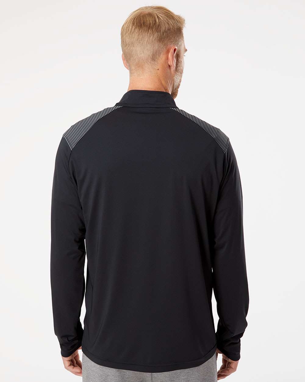 Adidas Men's Ultimate365 Lightweight Shoulder Stripe Quarter-Zip Pullover