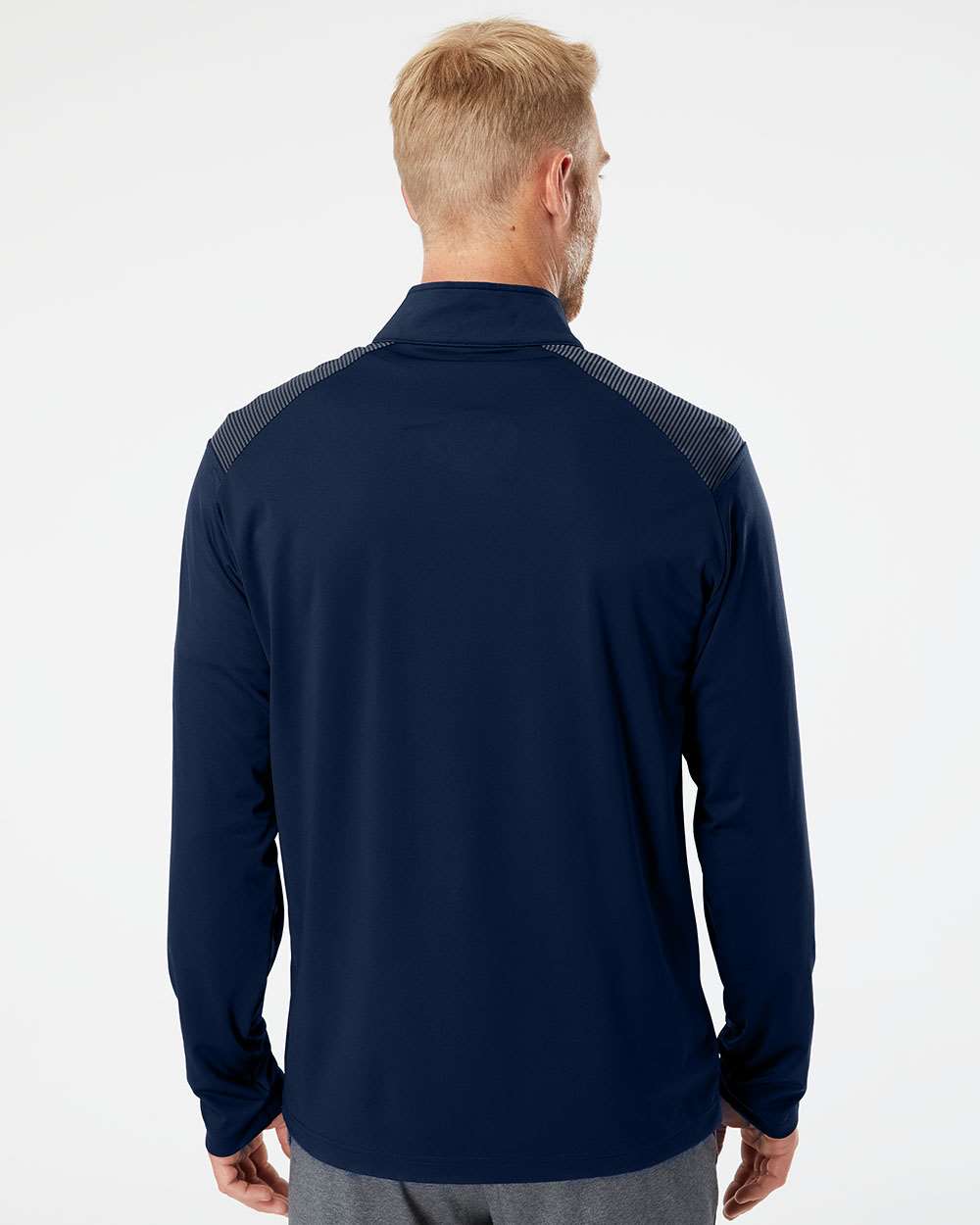 Adidas Men's Ultimate365 Lightweight Shoulder Stripe Quarter-Zip Pullover