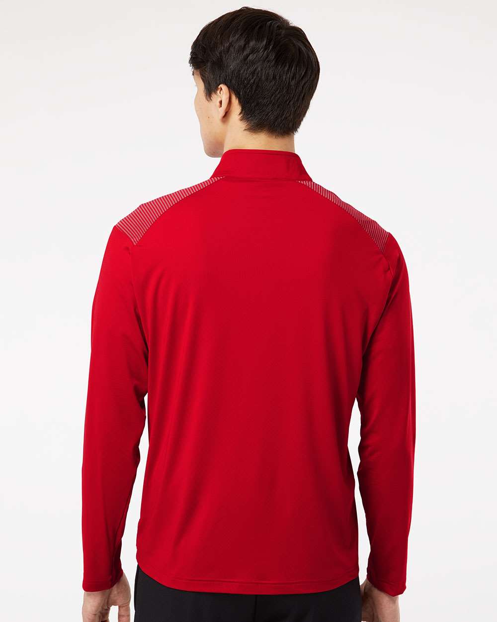 Adidas Men's Ultimate365 Lightweight Shoulder Stripe Quarter-Zip Pullover