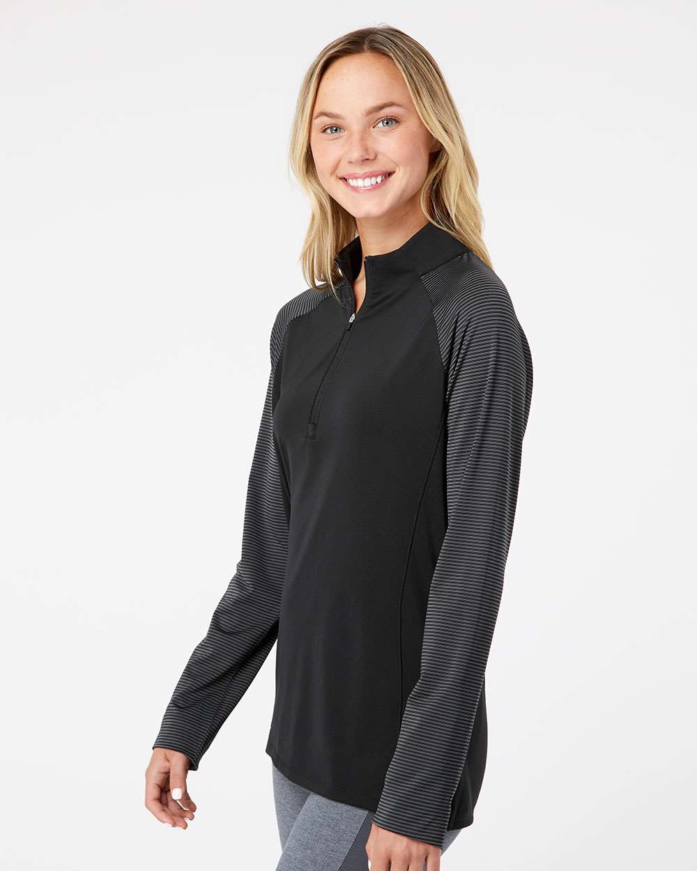 Adidas Women's Ultimate365 Lightweight Raglan Quarter-Zip Pullover