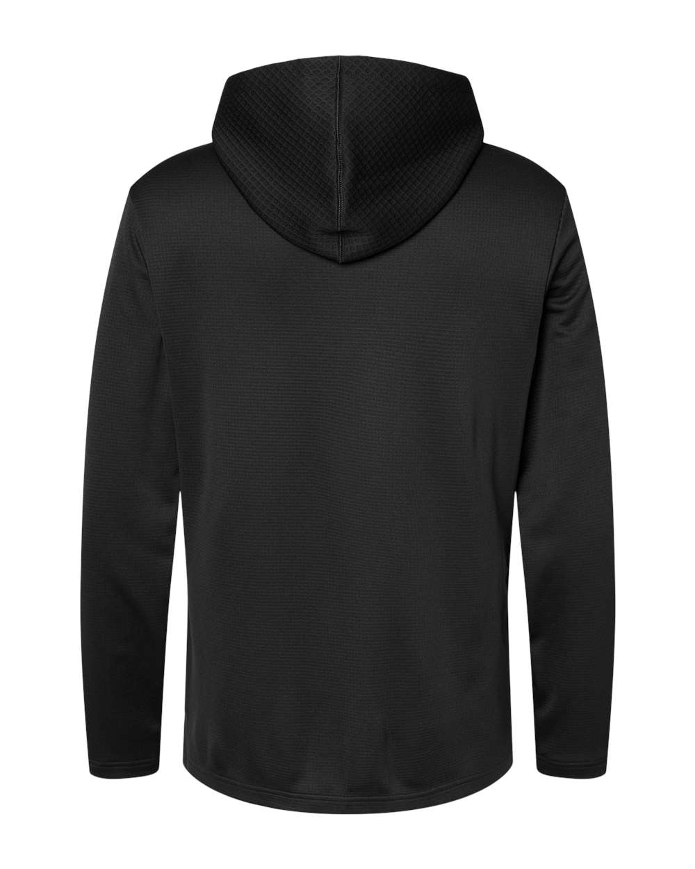 Adidas Men's Textured Mixed Media Midweight Hooded Sweatshirt