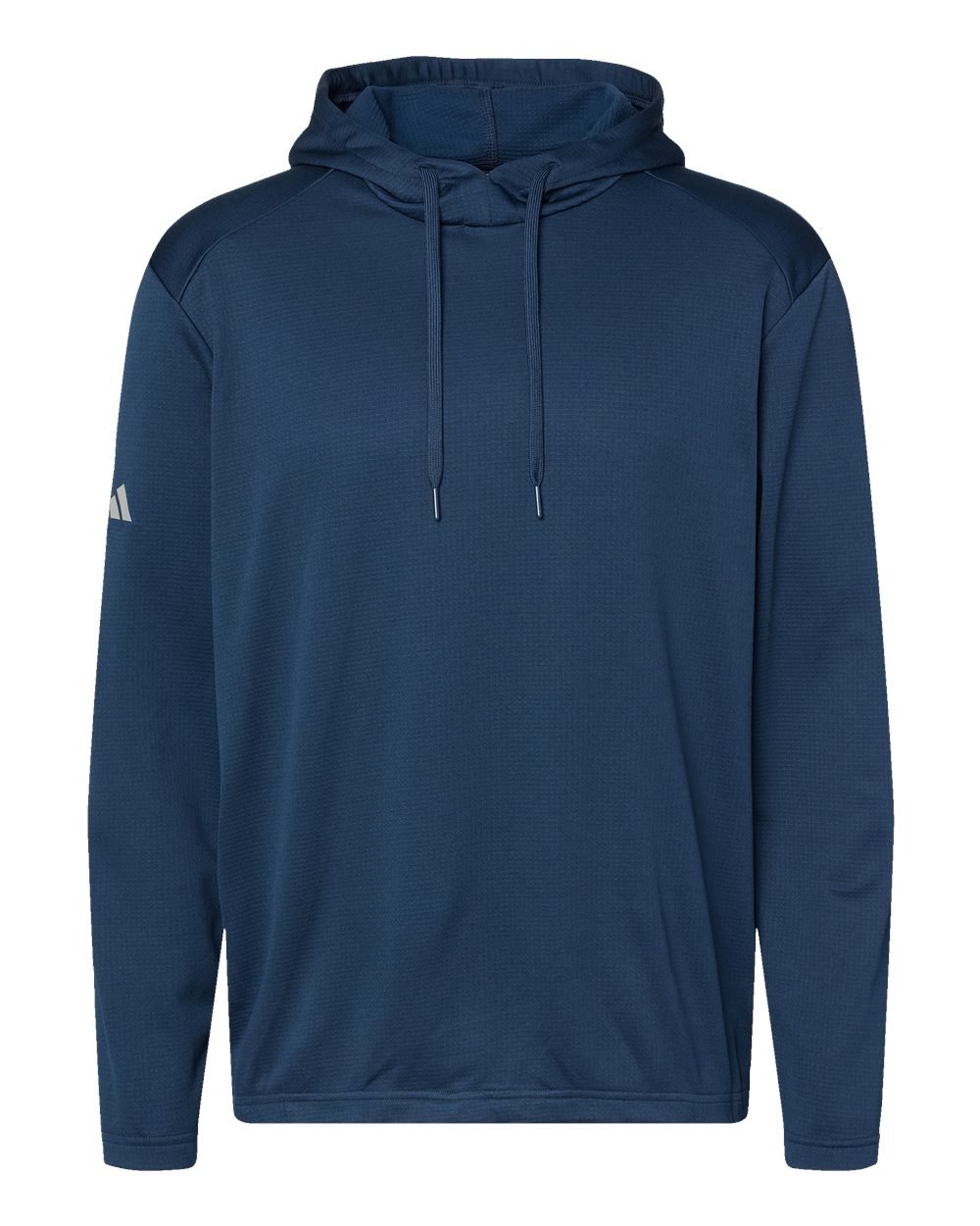 Adidas Men's Textured Mixed Media Midweight Hooded Sweatshirt