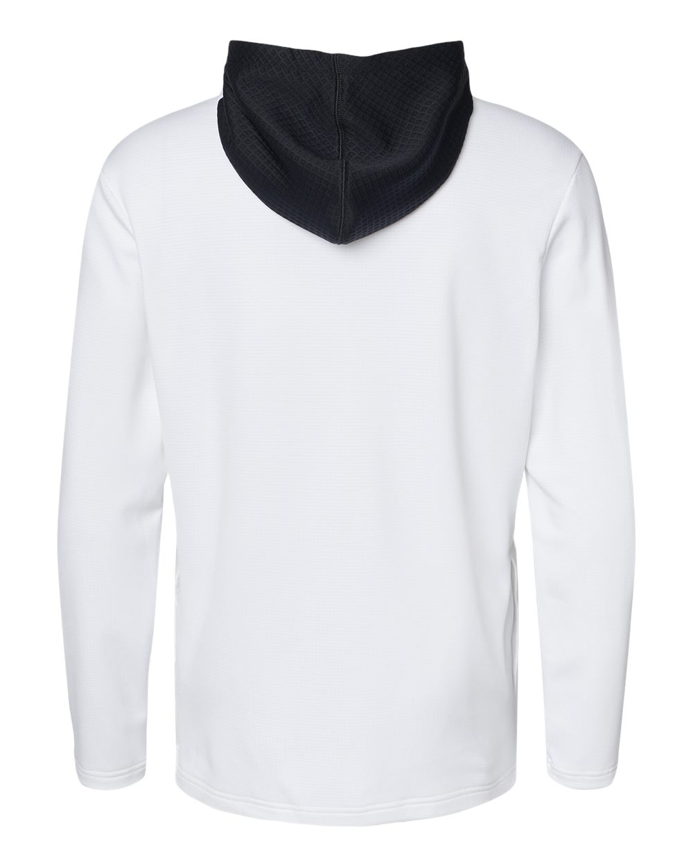 Adidas Men's Textured Mixed Media Midweight Hooded Sweatshirt
