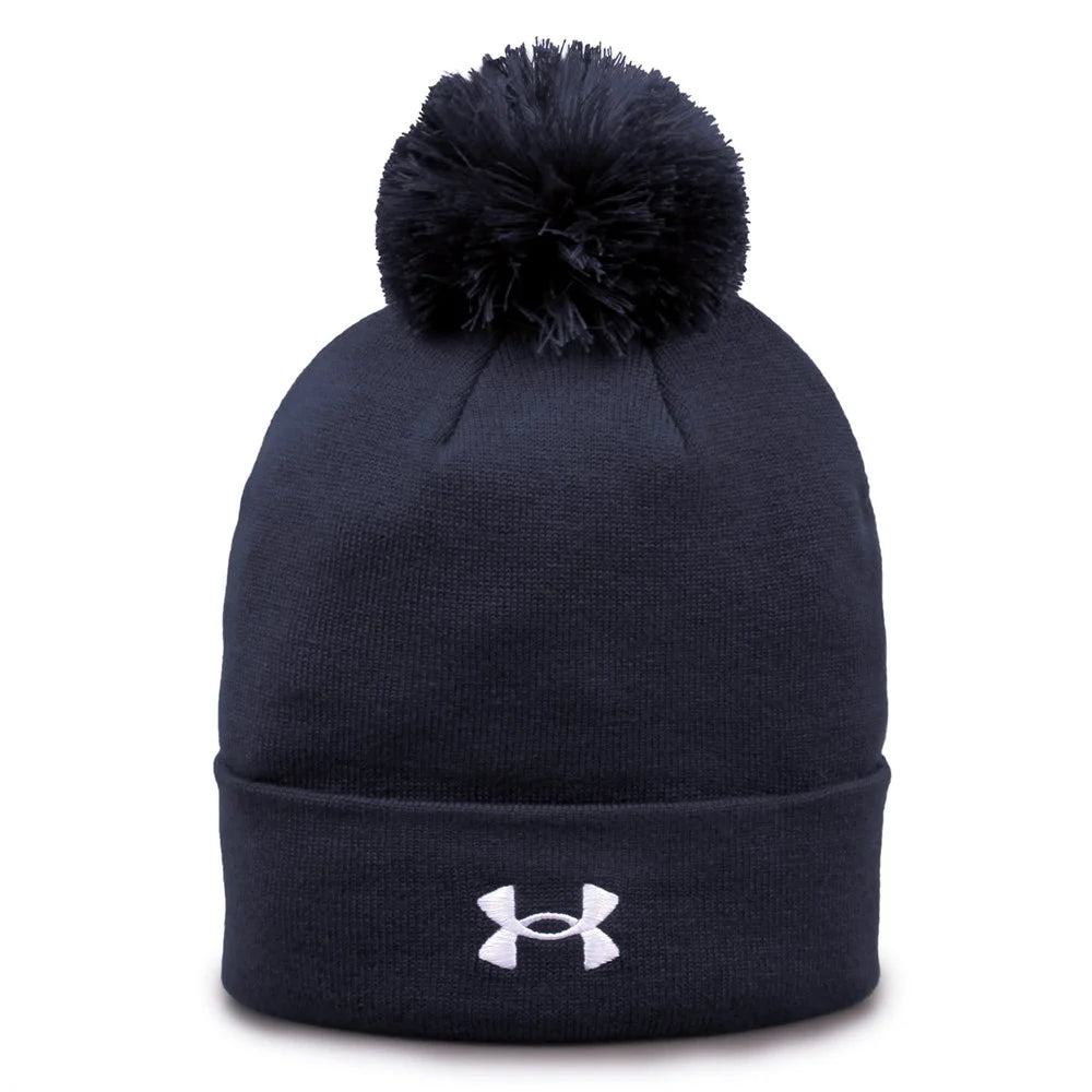 AB430RollupKnitBeaniewBall Navy color
