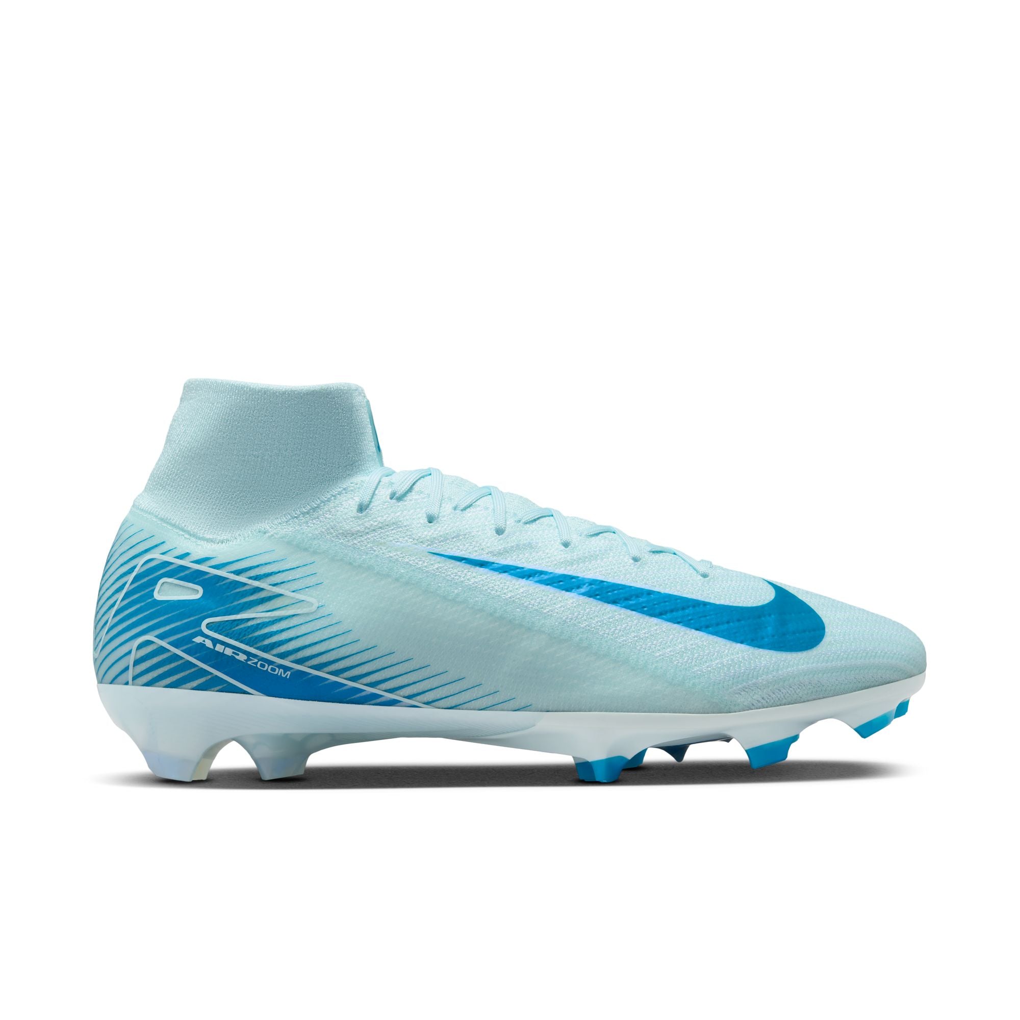 White mercurial soccer fashion cleats