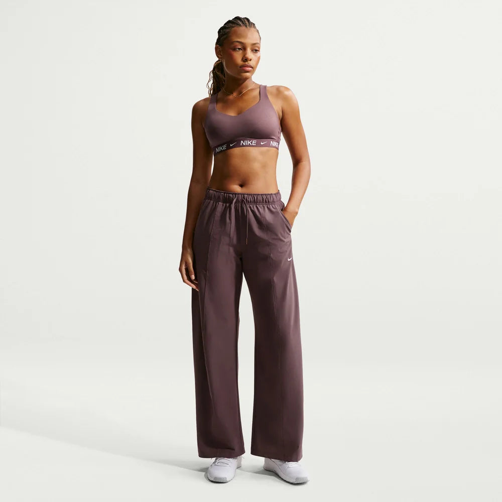 Nike One Women's Dri-FIT Woven Wide-Leg Pants Brown