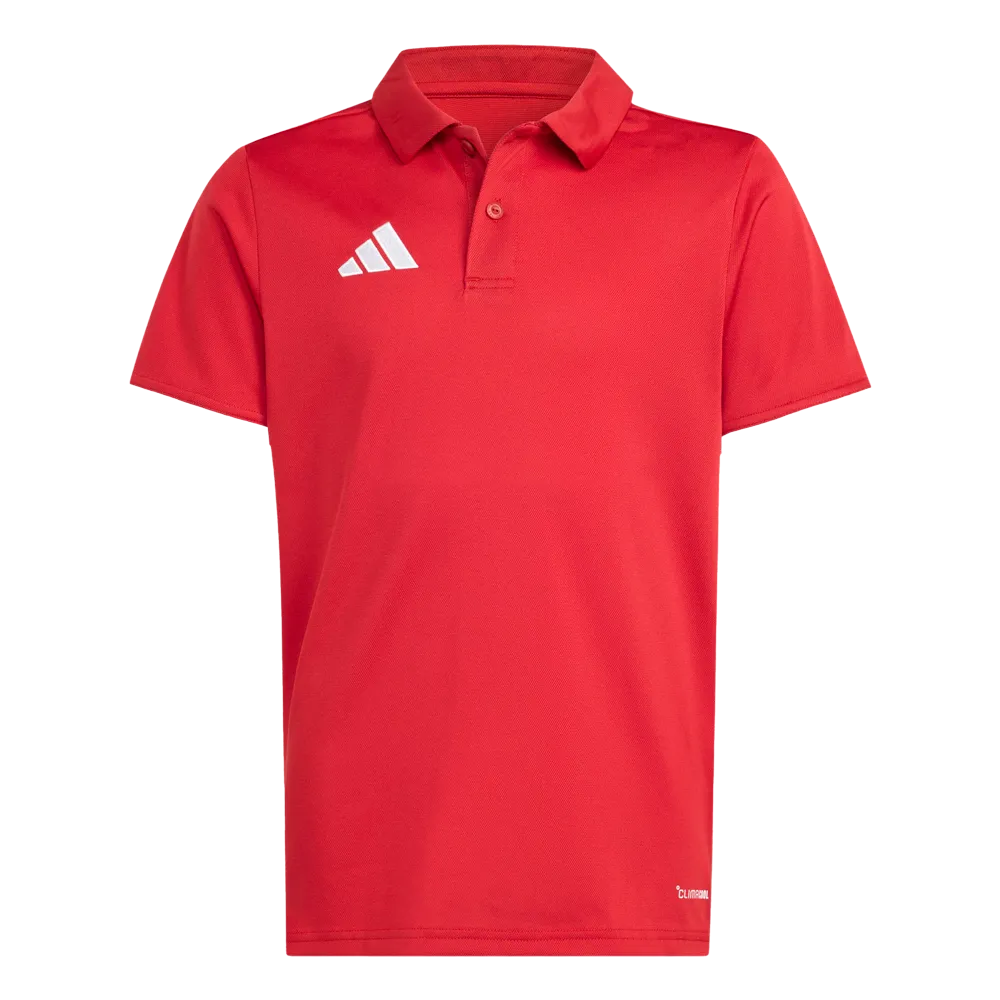 Adidas Kids Entrada 26 Polo Shirt Red color