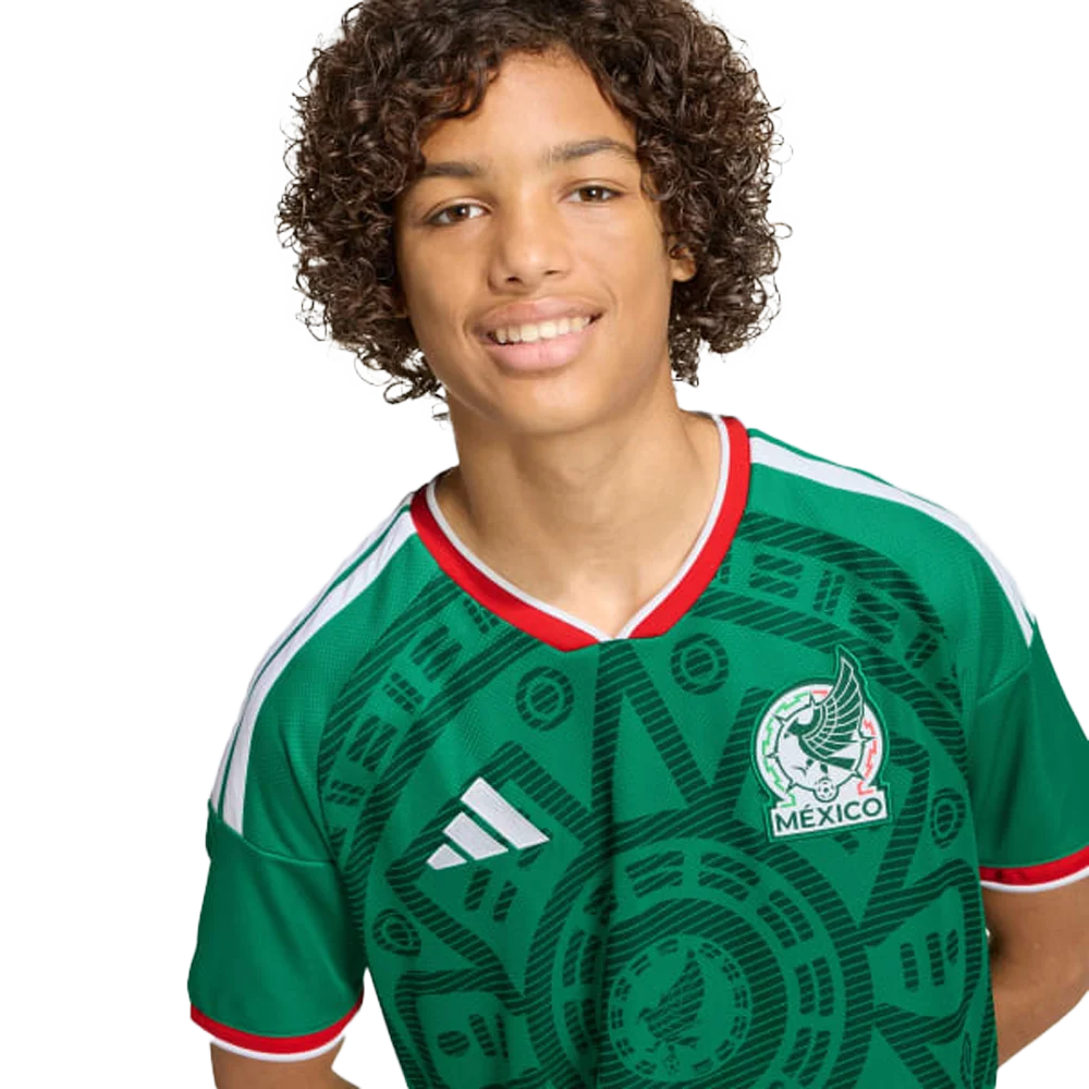 Adidas Kids Mexico 26 Home Kids Jersey
