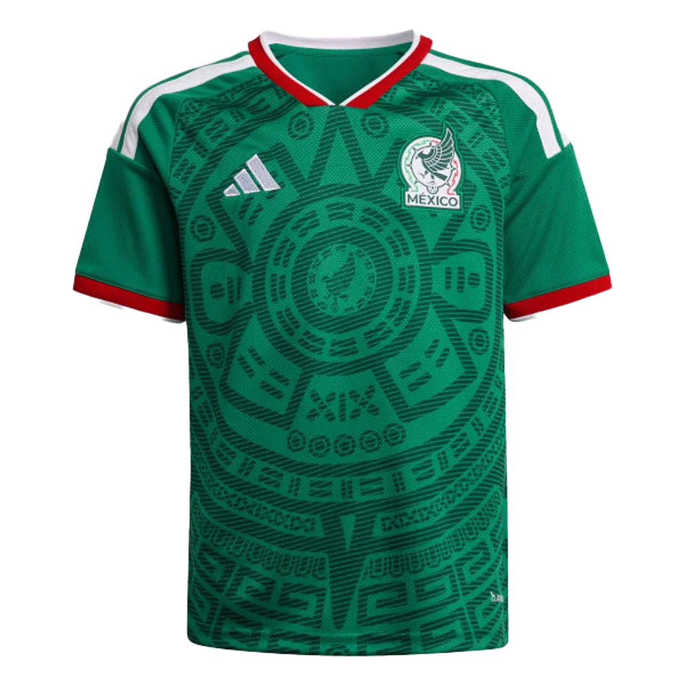 Adidas Kids Mexico 26 Home Kids Jersey