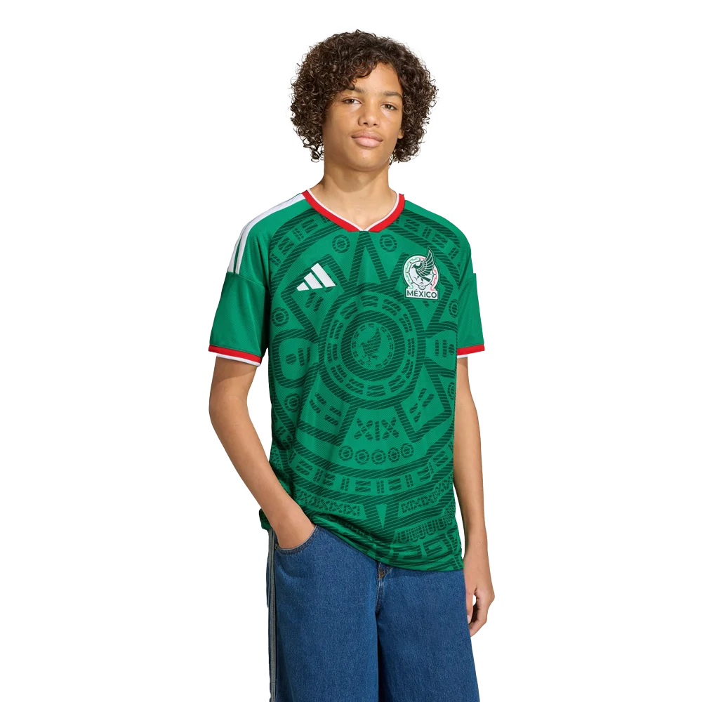 Adidas Kids Mexico 26 Home Kids Jersey
