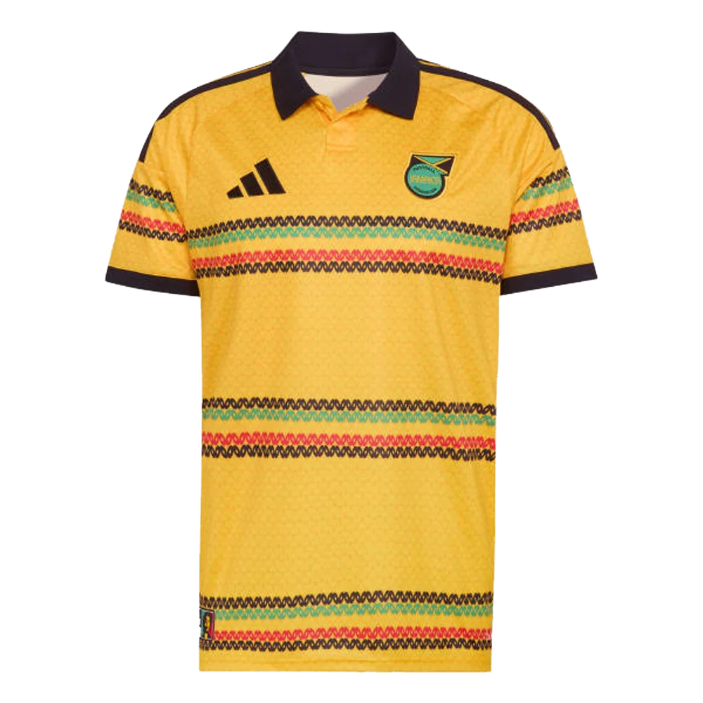 Adidas Men's Jamaica 26 X Bob Marley Home Jersey Yellow color
