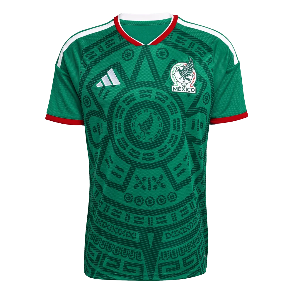 Adidas Men's Mexico 26 Home Jersey Green color