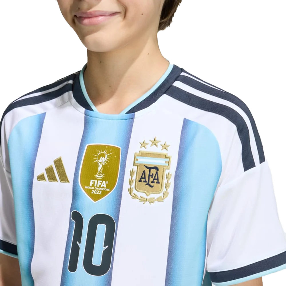 Adidas Kids Argentina 26 Home Messi Jersey