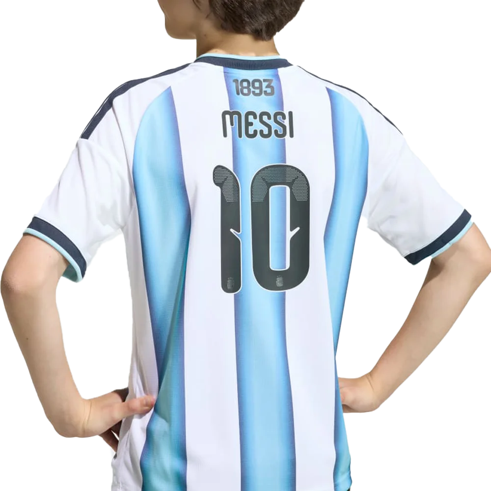 Adidas Kids Argentina 26 Home Messi Jersey