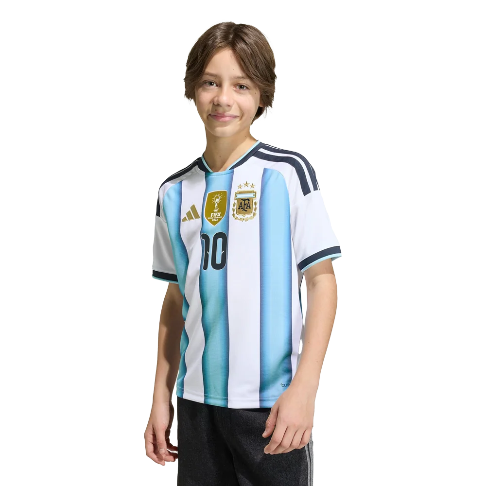 Adidas Kids Argentina 26 Home Messi Jersey