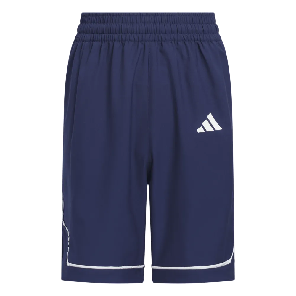 Adidas Kids Game Elite Basketball Shorts Navy Color
