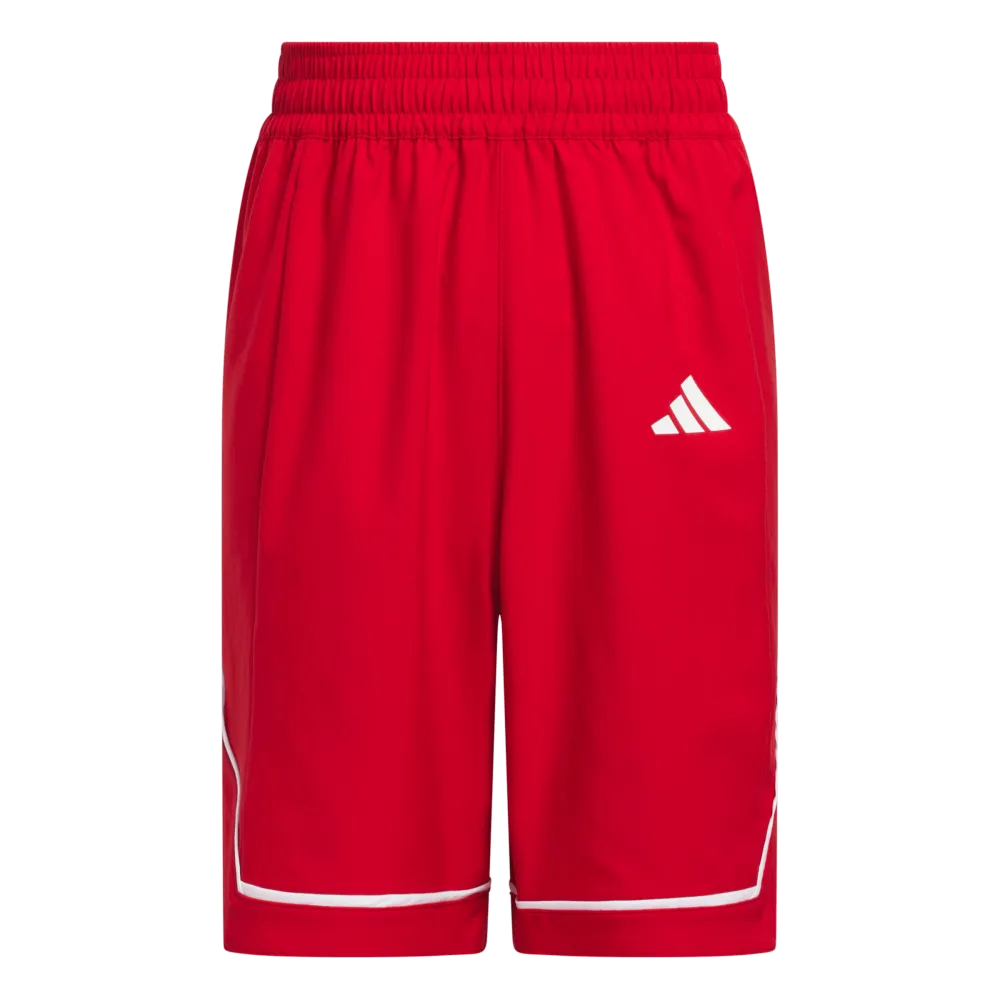 Adidas Kids Game Elite Basketball Shorts Red Color