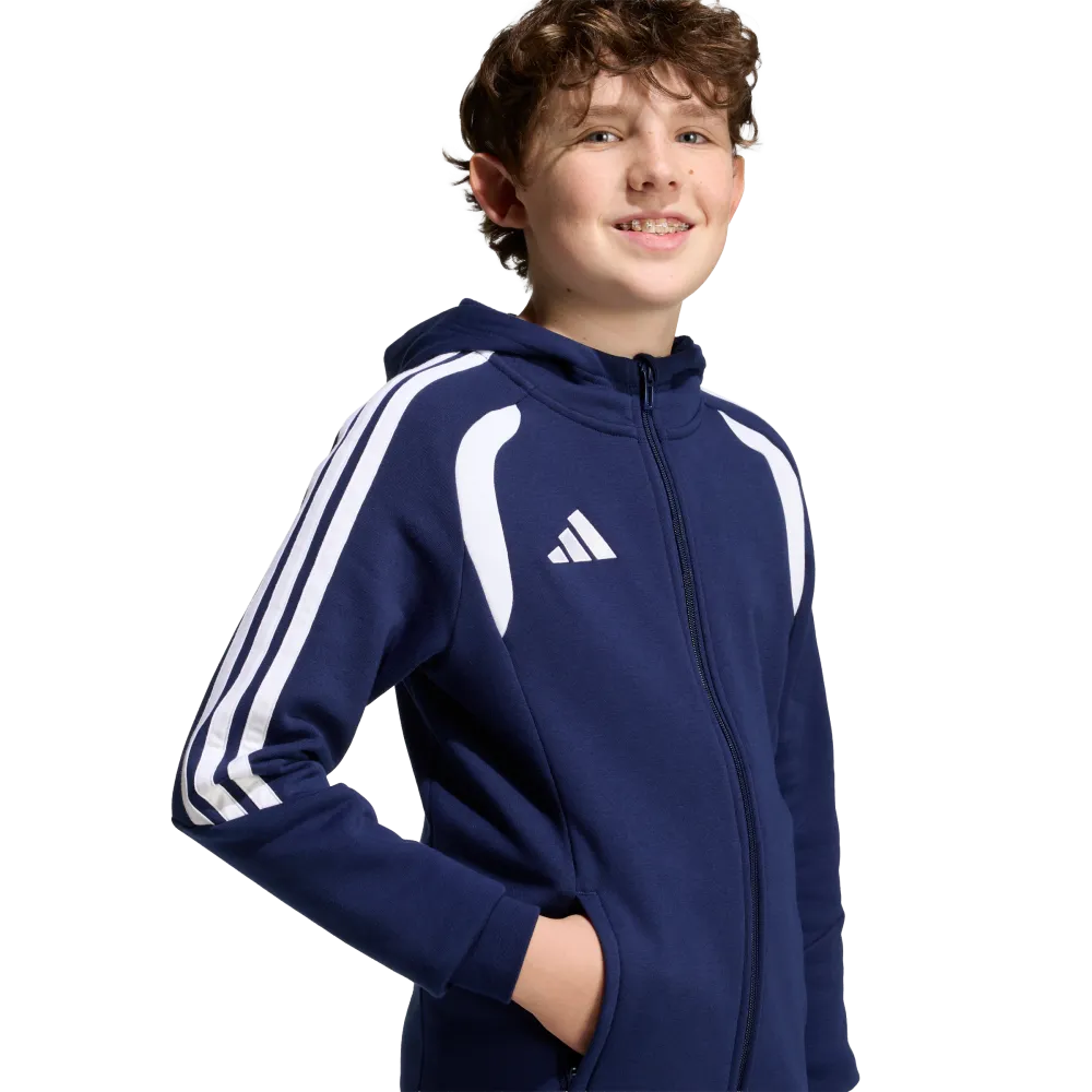 Adidas Kids Tiro 26 League Sweat Full Zip Hoodie