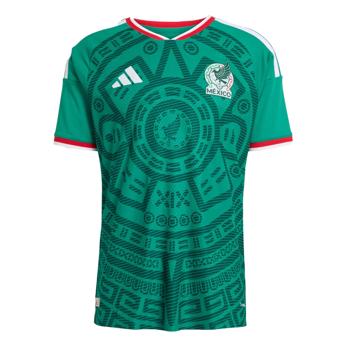 Adidas Men's Mexico 26 Home Authentic Jersey Green Color