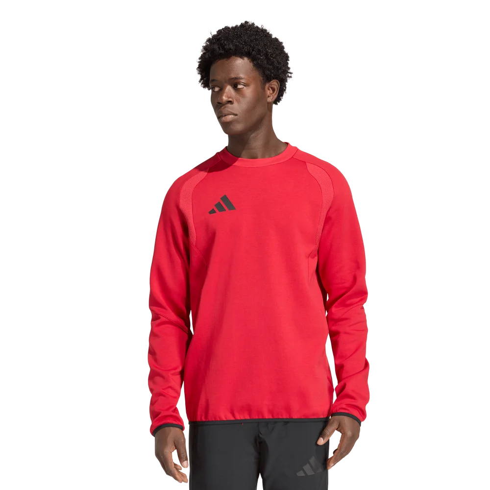 Adidas Men's Tiro Travel Crew Sweatshirt