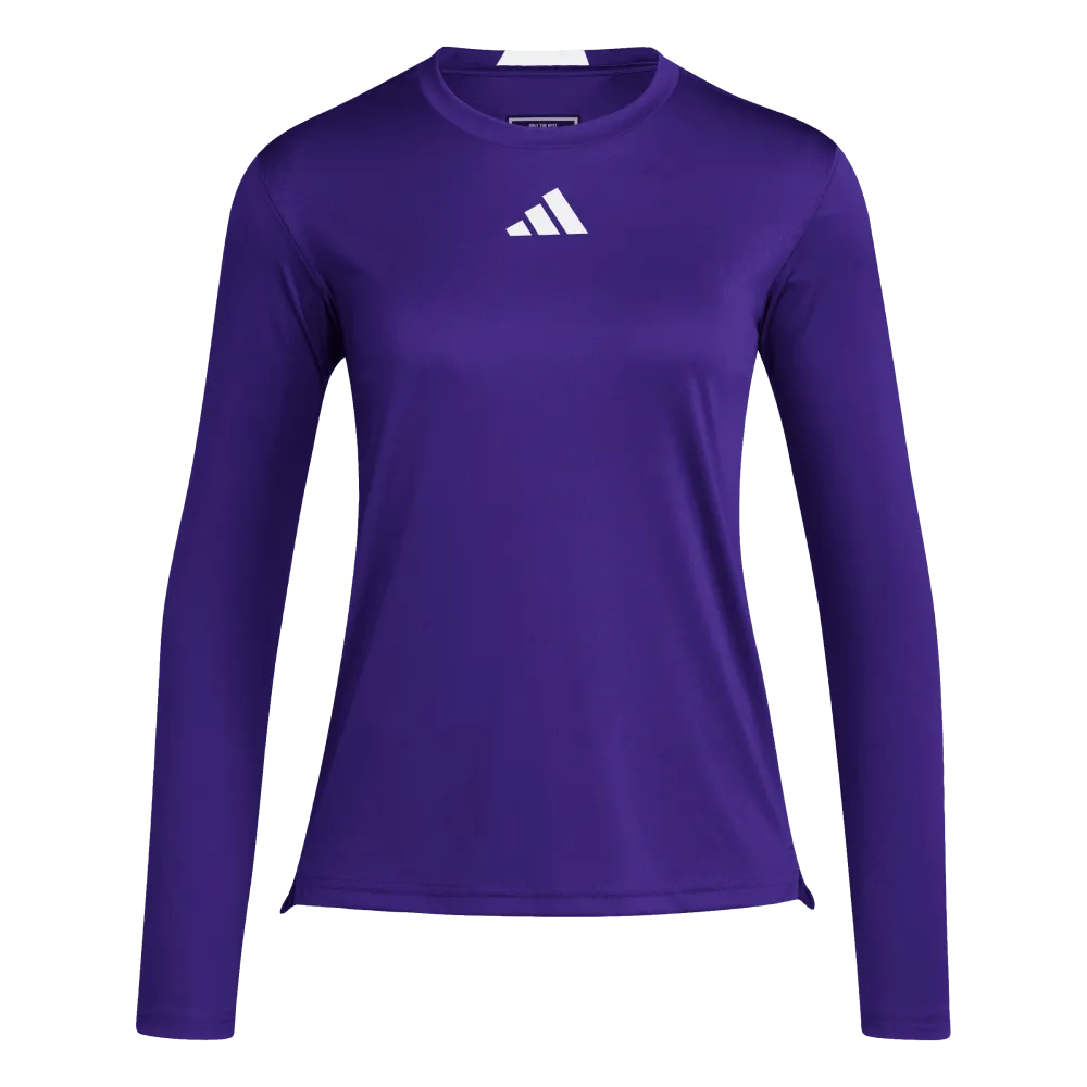Adidas Women's D4T Graphic Long Sleeve T-Shirt Navy