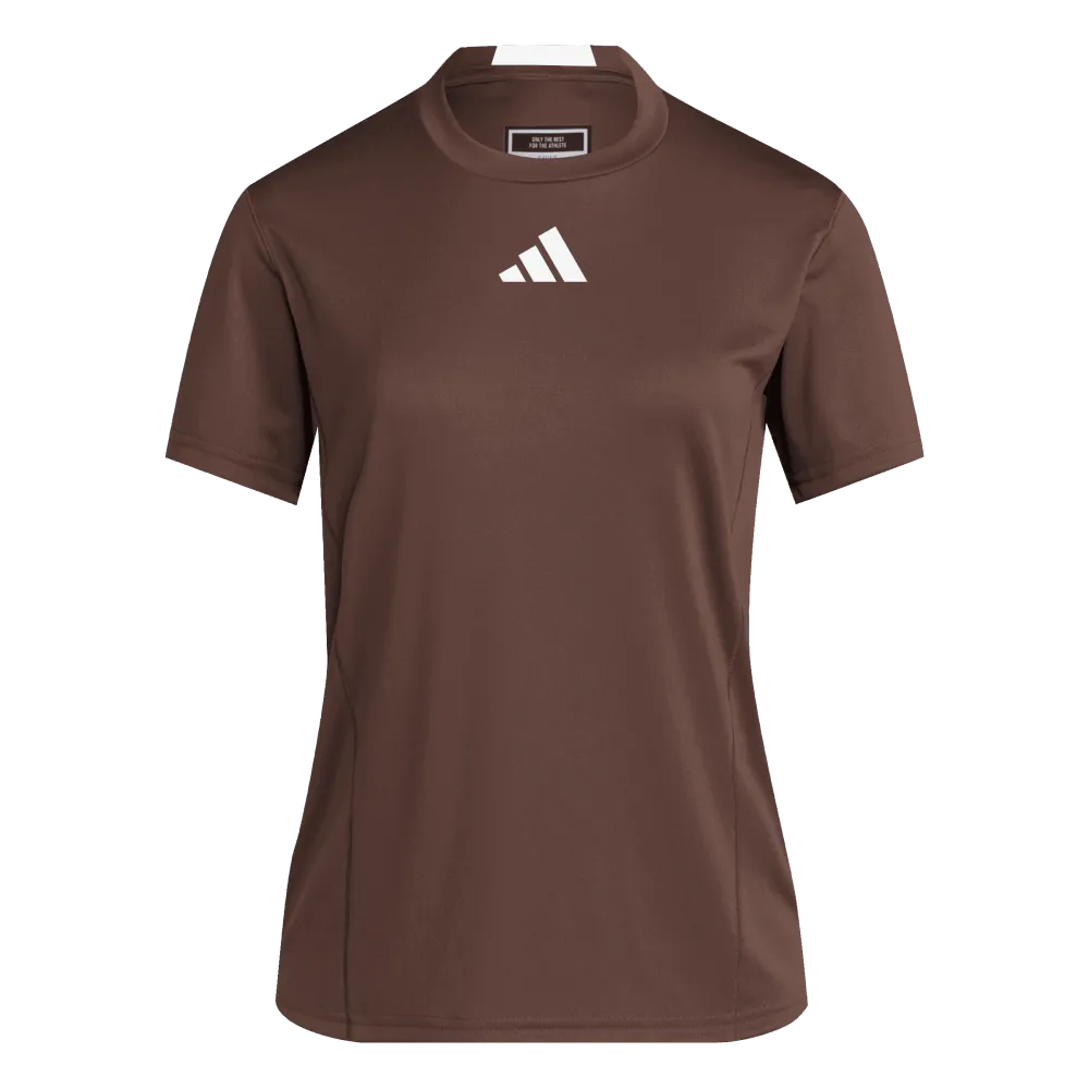 Adidas Women's D4T Graphic T-Shirt color brown