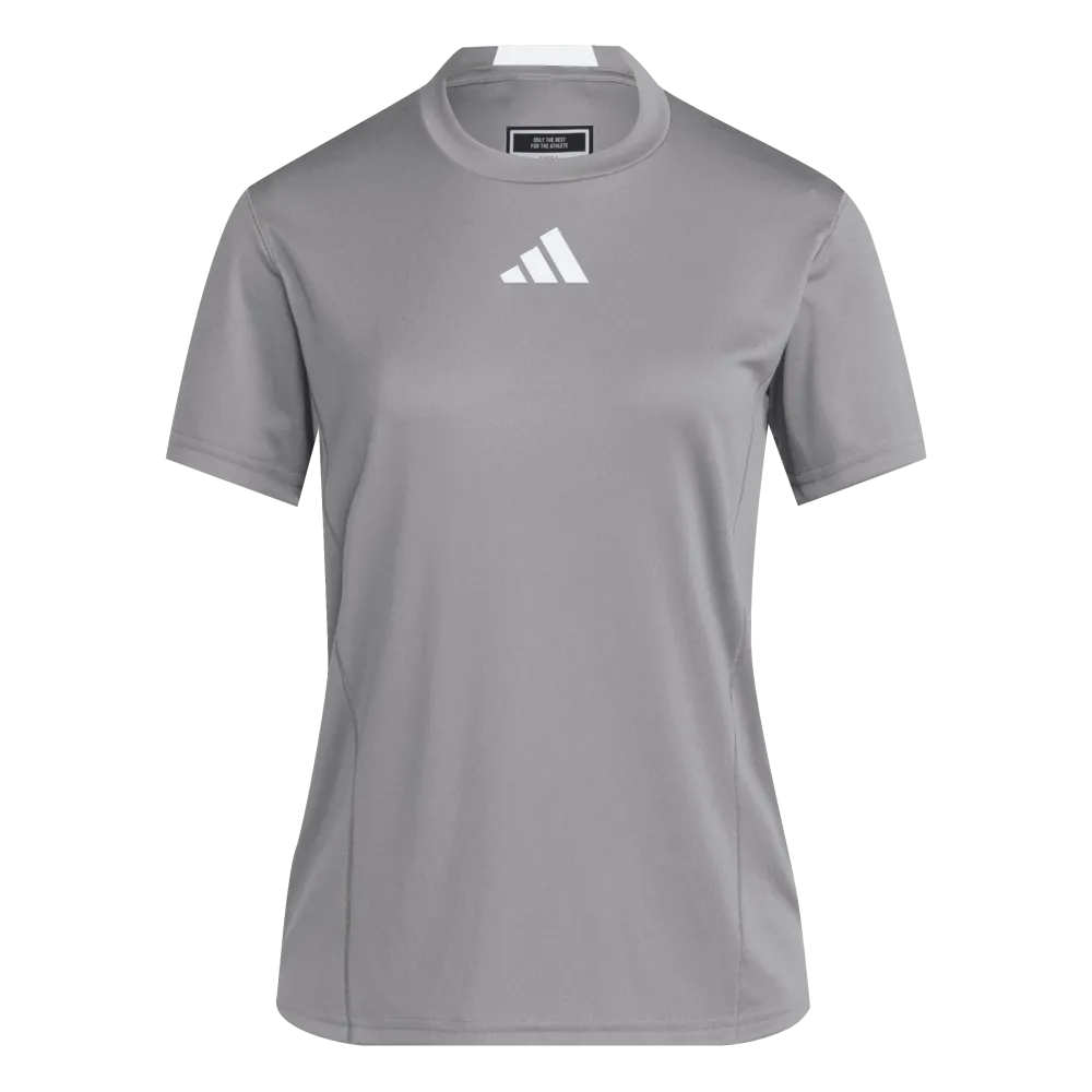 Adidas Women's D4T Graphic T-Shirt color gray