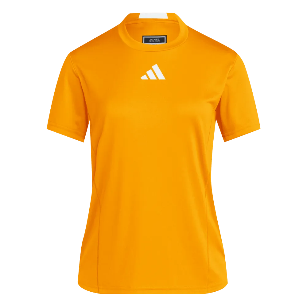 Adidas Women's D4T Graphic T-Shirt color orange