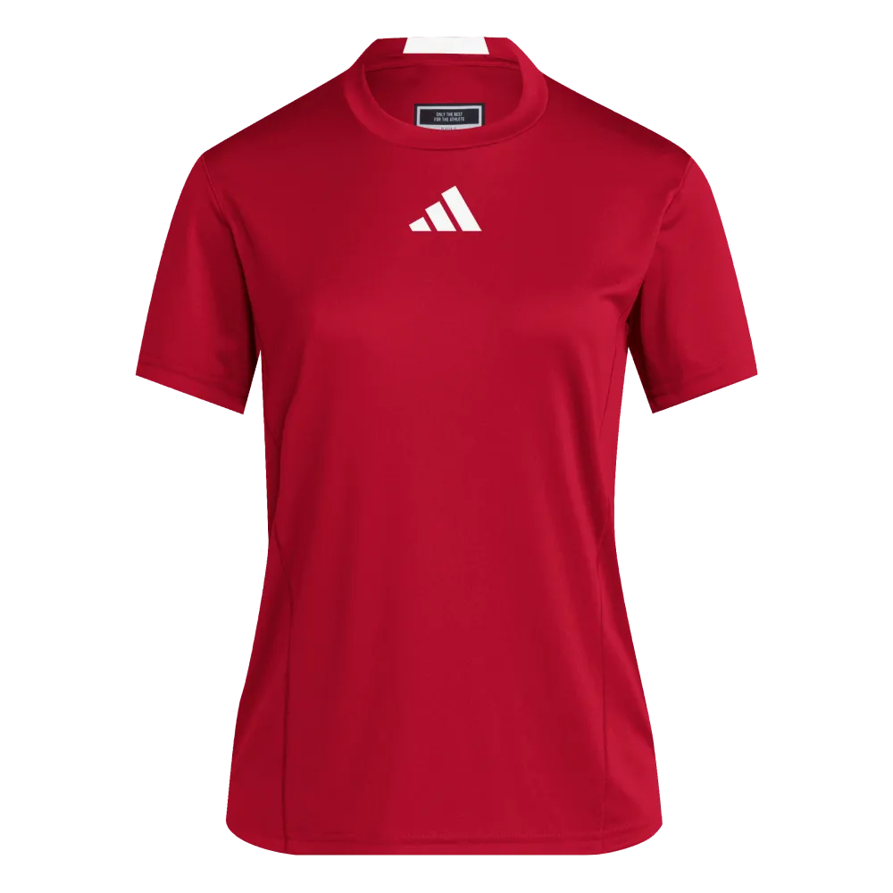 Adidas Women's D4T Graphic T-Shirt color red 1