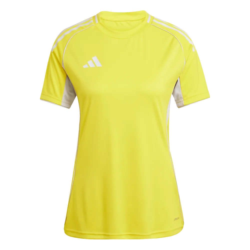 Adidas Women's Tiro25 Competition Match Jersey Short Sleeve Yellow Color