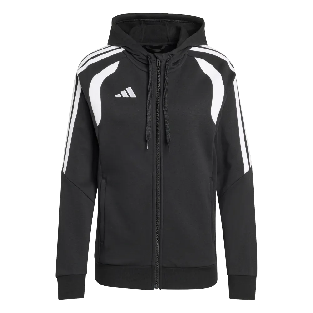 Adidas Women's Tiro 26 League Sweat Full Zip Hoodie color black