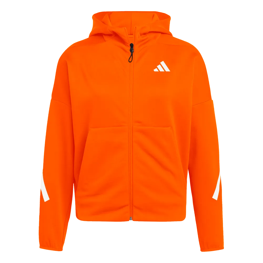 Adidas Women's Z.N.E. Full Zip color orange