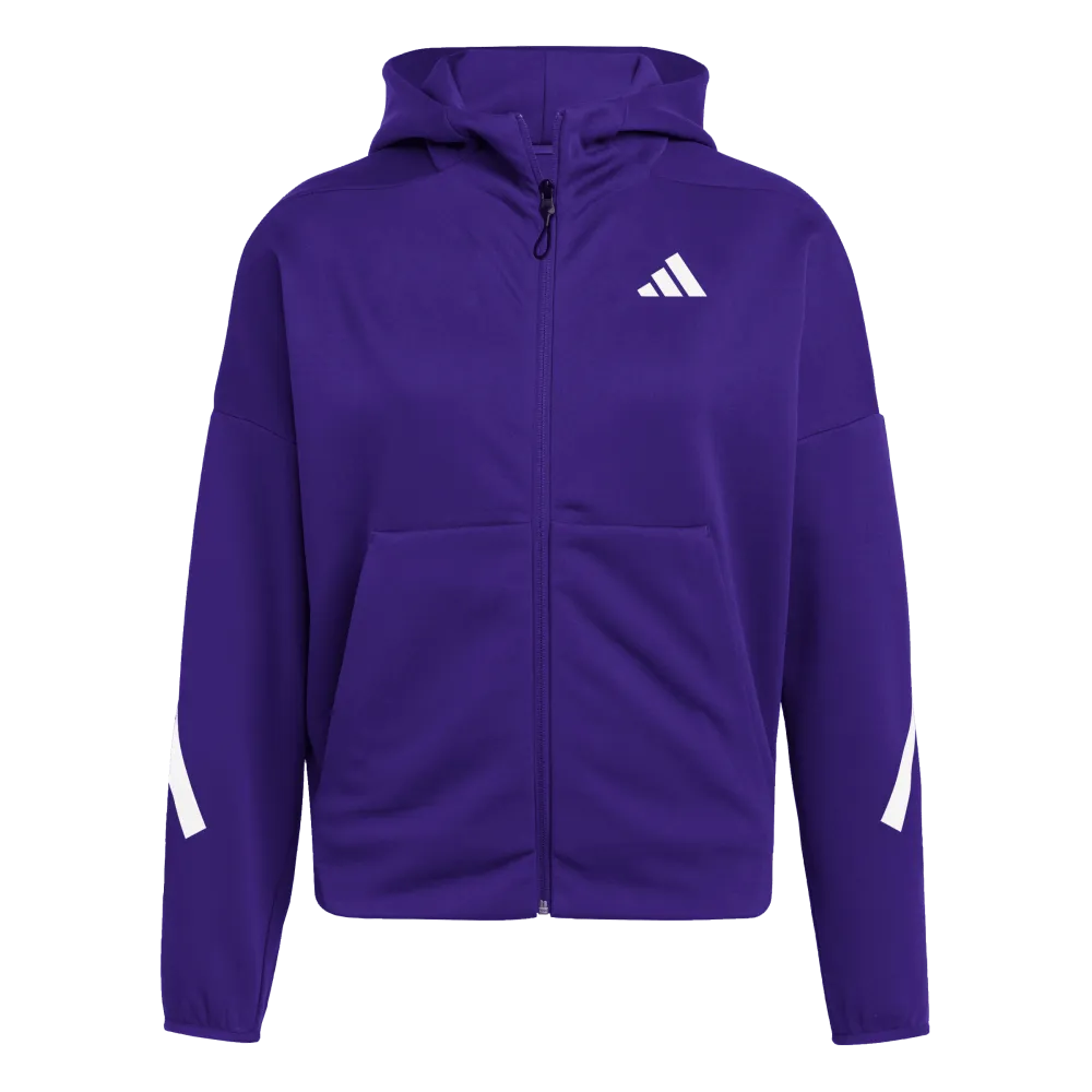 Adidas Women's Z.N.E. Full Zip color purple