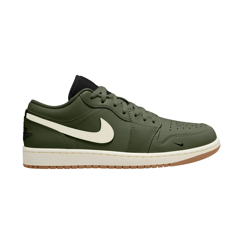 Air Jordan Men's 1 Low Shoes Green color