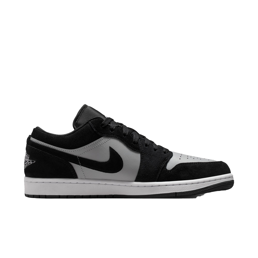 Air Jordan Men's 1 Low Shoes Grey color.