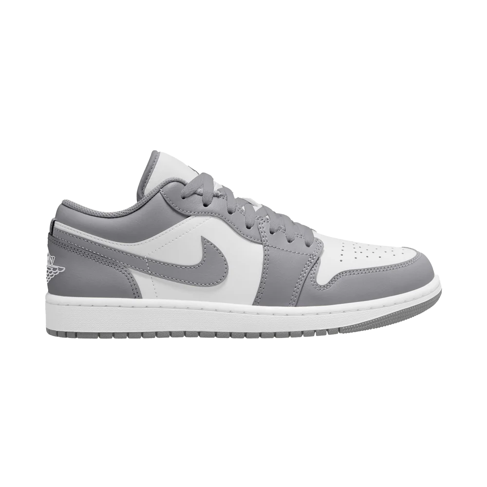 Air Jordan Men's 1 Low Shoes Grey color. 