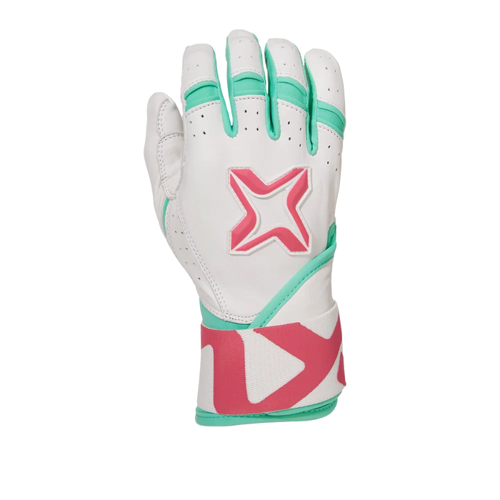 Axe Batting Gloves - Snapmint White color 