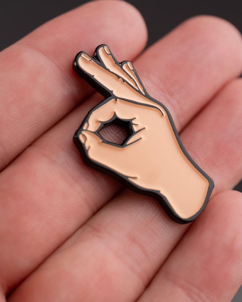 Marcador de bola con la mano OK