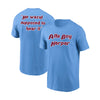 Camiseta de playoffs de los Phillies de Bryce Harper con el lema 