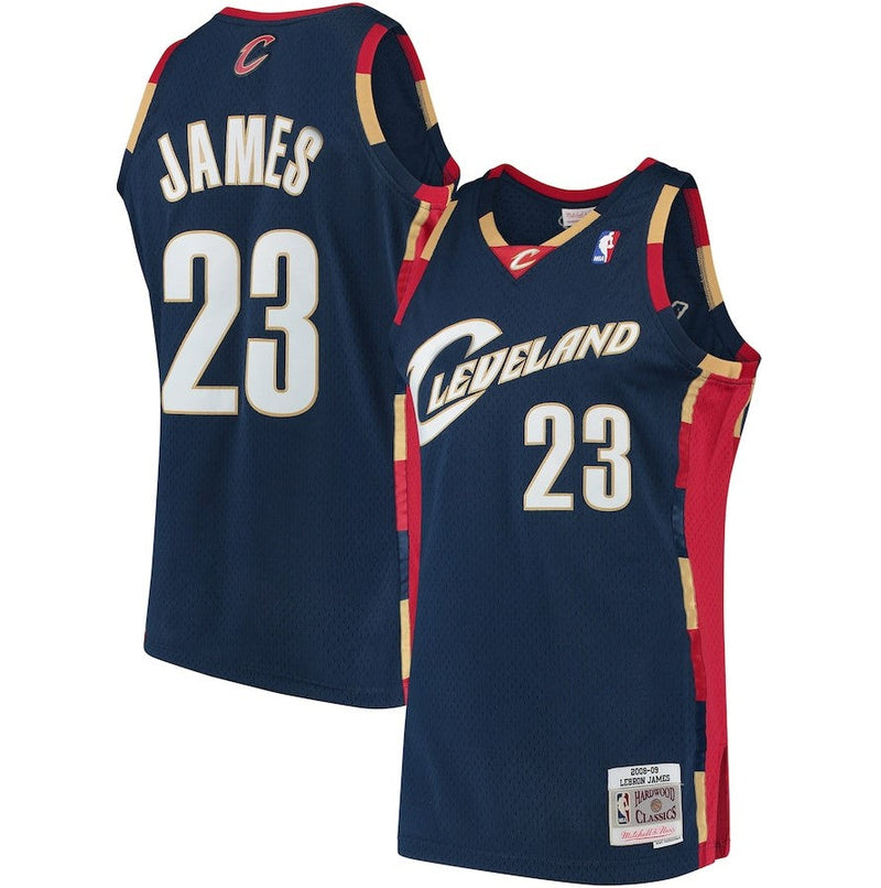 Camiseta Swingman de LeBron James de los Cleveland Cavaliers, edición Mitchell & Ness Hardwood Classics 2008-2009 
