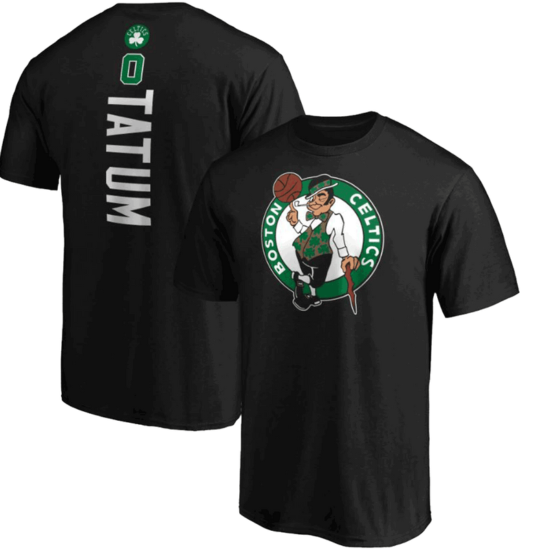 Jayson Tatum Boston Celtics Playmaker T-Shirt - Black