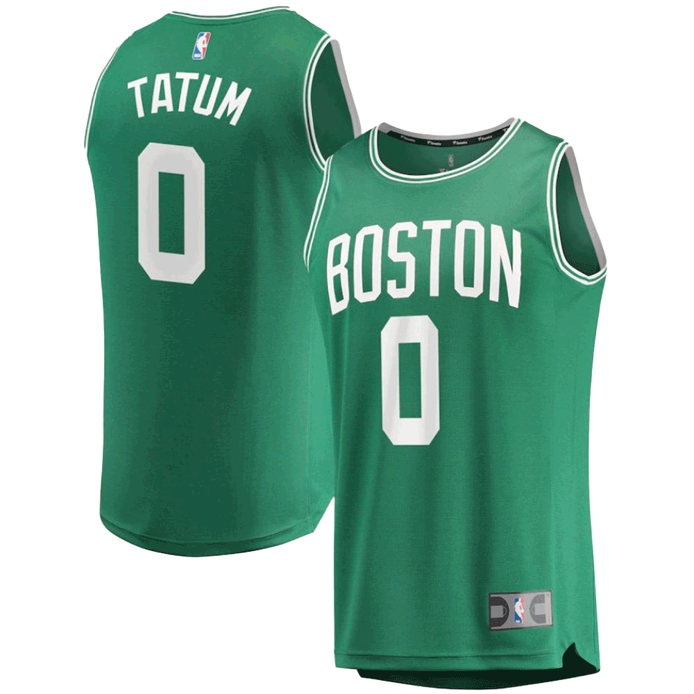 Réplica de la camiseta verde Fast Break de los Boston Celtics de Jayson Tatum - Edición Icon
