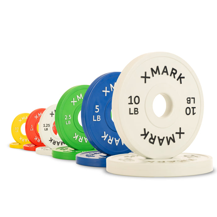 Discos de cambio olímpicos (6 libras - pares de ½ a 10 libras)