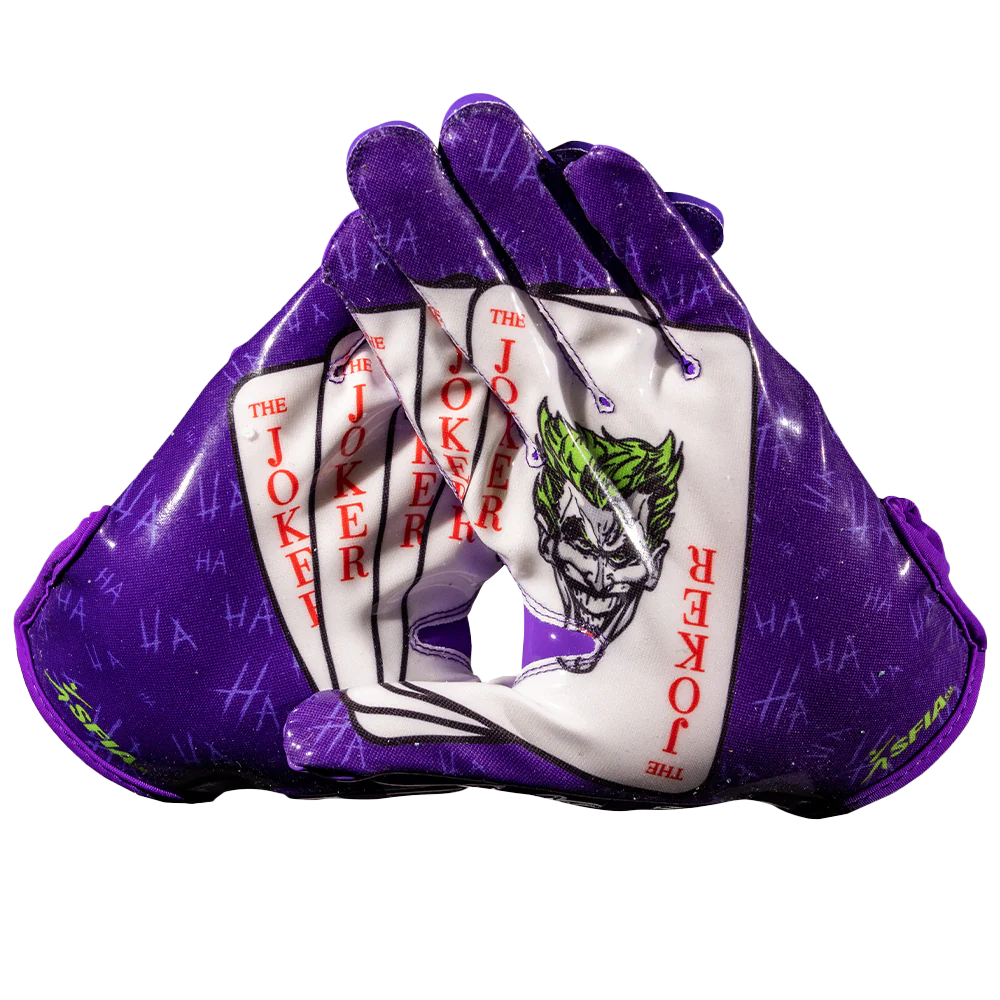 Classic The Joker Football Gloves VPS5 by Phenom Elite Midway Sports