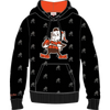 Sudadera con capucha de forro polar con estampado integral de los Cleveland Browns de Mitchell & Ness 