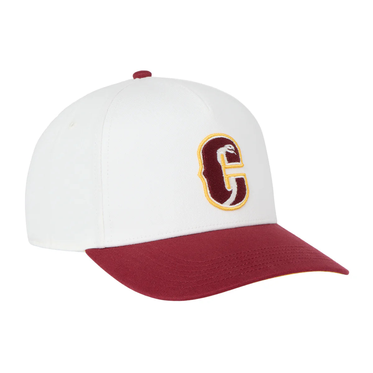 Cobra Golf Men's Structured Lineup Golf Cap red color.