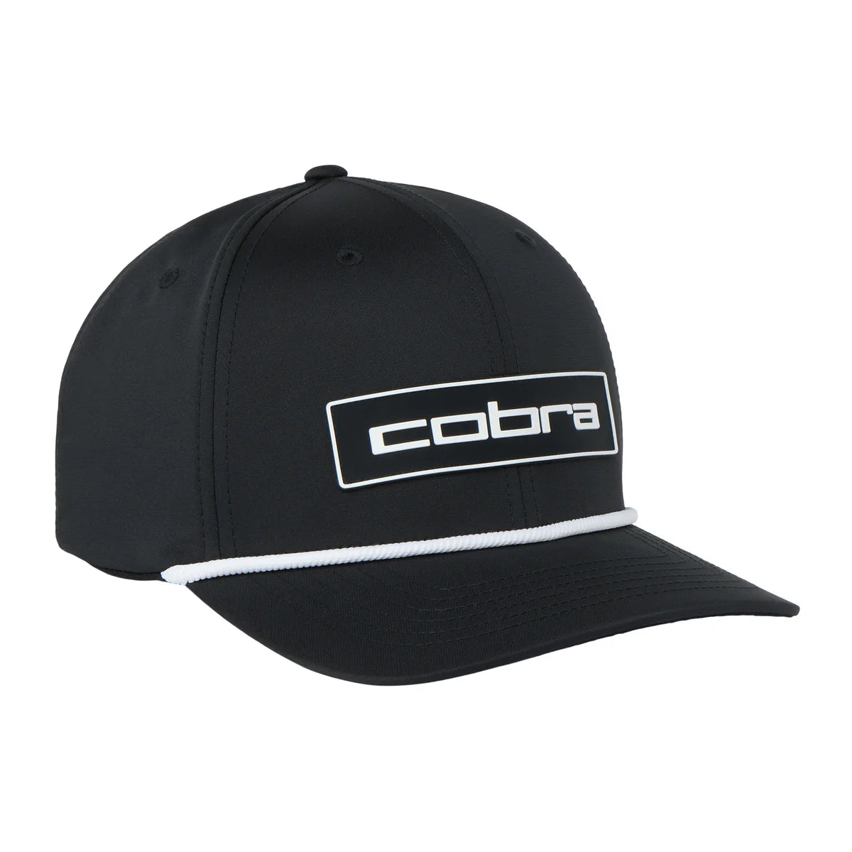 Cobra Golf Men's Tour Tech Rope Golf Cap Black color.