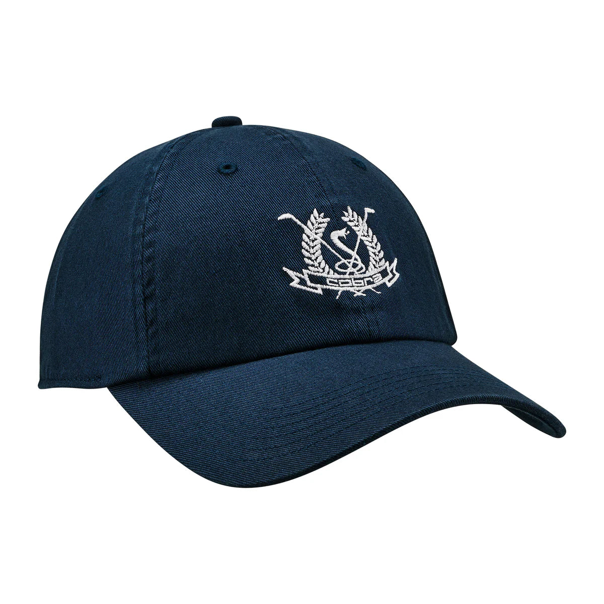 Cobra Golf Men's Vintage Dad Hat navy color.