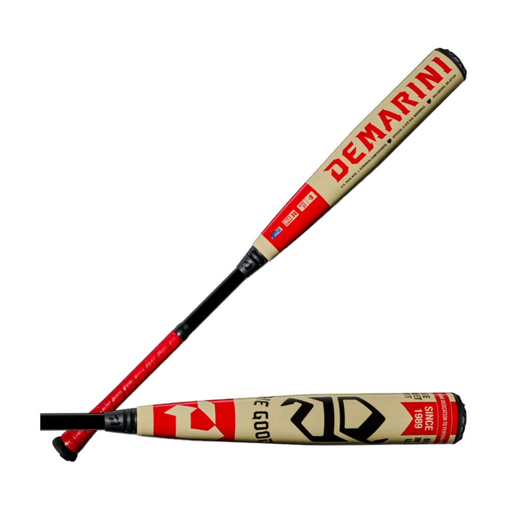 DeMarini 2027 The Goods™ (-3) BBCOR Baseball Bat Red Color