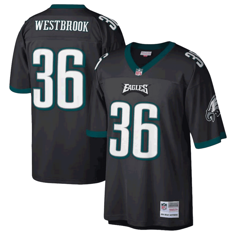Camiseta Mitchell & Ness Legacy 2004 de Brian Westbrook, Philadelphia Eagles